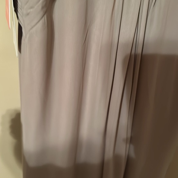 J J’s house custom made taupe wedding special occasion gown custom prom dress - Picture 6 of 8